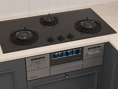 灶台 日式灶台 日式三眼灶台 日式三眼炉 灶台 燃气灶