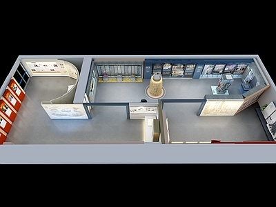 现代其他公共空间 廉政展厅 党建展厅