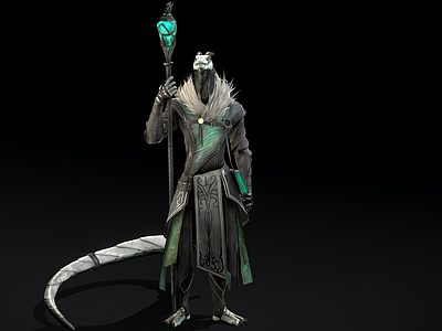 虚拟人物 蜥蜴人 亡灵法师 大法师 魔导士 魔杖巫师