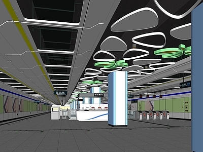 现代其他公共空间 车站 地铁站