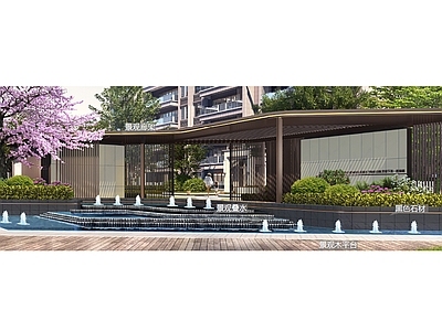 现代庭院 特色廊 施工图