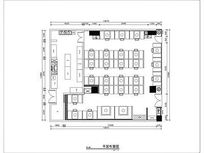 新中式现代中餐厅 平面 立面 水电图 施工图