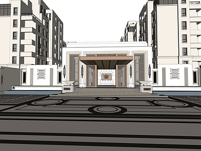 欧式法式风格建筑 artdeco 欧式 法式 大都会