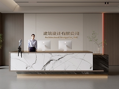 现代前台 美容院前台 公司前台 酒店前台 民宿前台