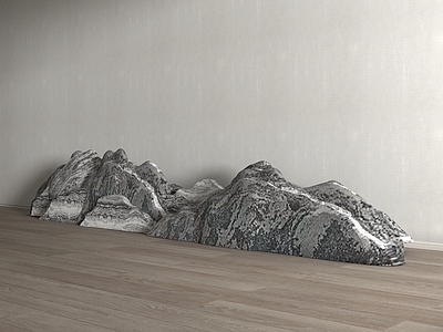 新中式石头 新中式雪浪石 假山片石 泰山 景观置石 石景
