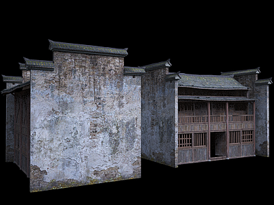 中式古建 亚洲风格建筑 徽派建筑 古建筑 古建 建筑房屋
