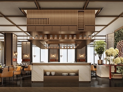 新中式现代自助餐厅 酒店全日餐 自助餐 中餐厅 西餐厅 酒店