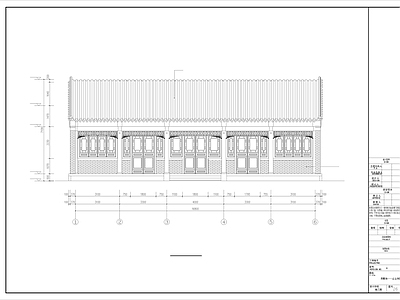 仿古建筑 厢房 观音殿 配殿 古建 施工图