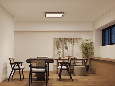 新中式棋牌室 新中式棋牌室 泡茶室