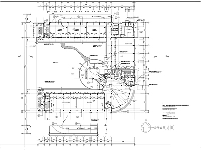 现代学校建筑 大学教学科技大楼 建筑图 施工图