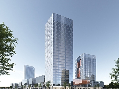 现代办公楼 多层办公楼 高层办公楼 酒店 产业园