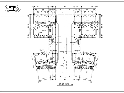现代学校建筑 职业技术学院 教学楼建筑图 施工图