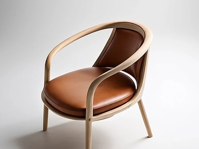 现代休息区 极简中古休闲椅