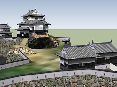 日式古建筑 日本古建筑