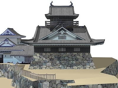 日式古建筑 日式古建筑