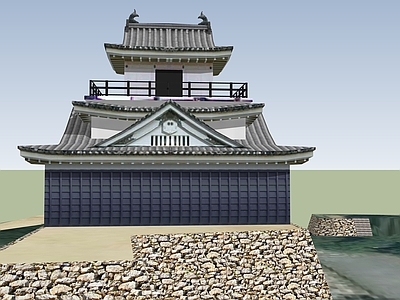 日式古建筑 日本古建筑