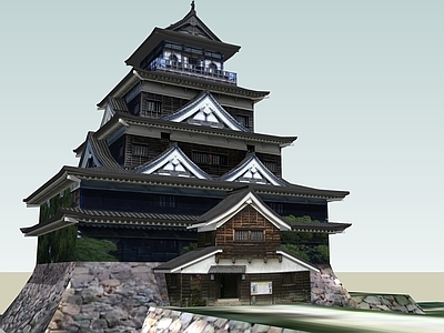 日式古建筑 日本古建筑