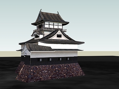 日式古建筑 日本古建筑