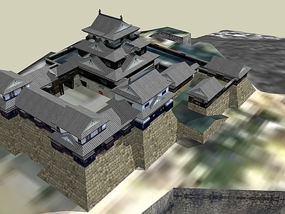 日式古建筑 日本古建筑