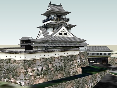 日式古建筑 日本古建筑