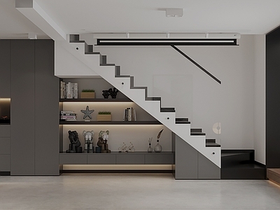 现代简约公寓 一字型公寓 复式公寓 黑白灰公寓 高档公寓 客厅卧室厨房公寓