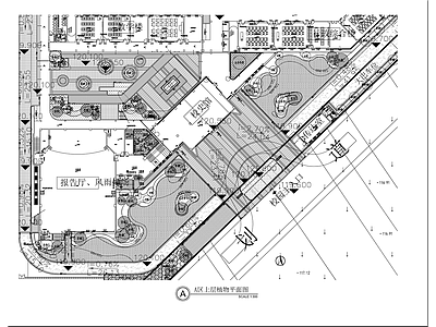 现代校园景观 初级中学 校门廊亭 景观土建植物 施工图