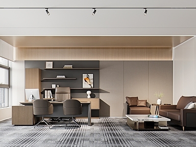 现代简约办公室 董事长办公室 经理办公室