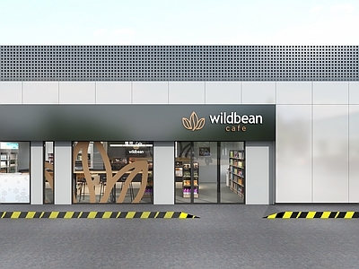 现代门头 超市门头 便利店