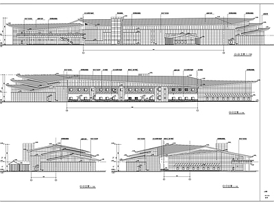 现代其他公共建筑 游客中心工程 施工图