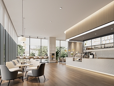 现代简约咖啡厅 现代咖啡厅