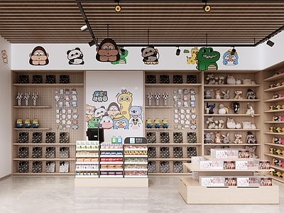 现代其他休闲娱乐空间 现代文创店 文创店 原木文创店