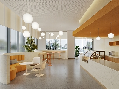 现代简约咖啡厅 现代简约咖啡