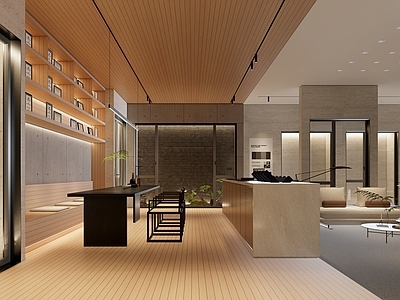 现代其他店铺 现代门窗展厅