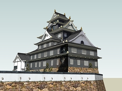 日式古建筑 日本古建筑