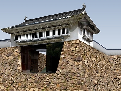 日式古建筑 日本古建筑