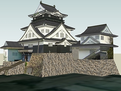 日式古建筑 日本古建筑