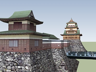 日式古建筑 日本古建筑
