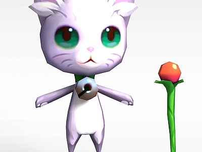现代手游人物动物小猫