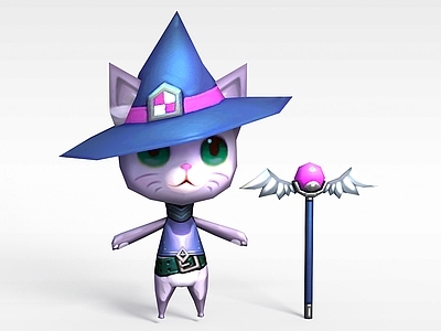 现代手游角色动物小猫