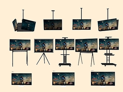 电视 移动电视 落地电视 激光电视 电视支架