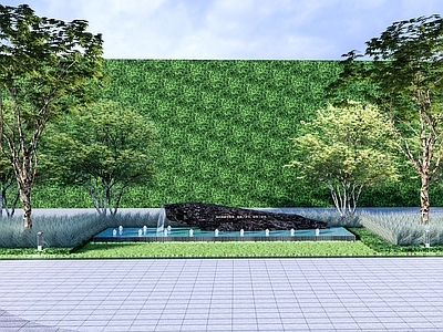 现代水景 跌水