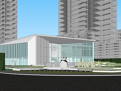 现代展览馆建筑 展览馆
