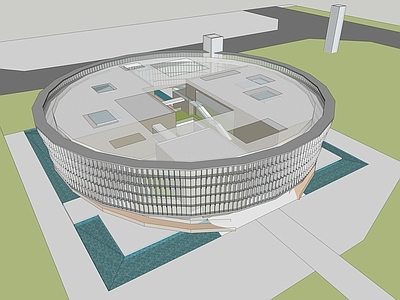 现代展览馆建筑 展览馆