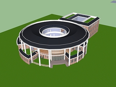 现代展览馆建筑 展览馆