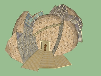现代展览馆建筑 展览馆