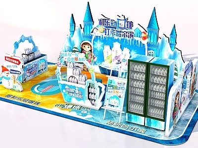 现代美陈 冰雪大世界美陈