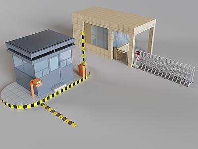 门禁 门禁减速带收费杆 伸缩门 道闸感应伸缩门 执勤岗亭保安亭 闸机门禁机