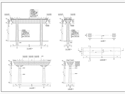 其他景观 藏式门头 施工图