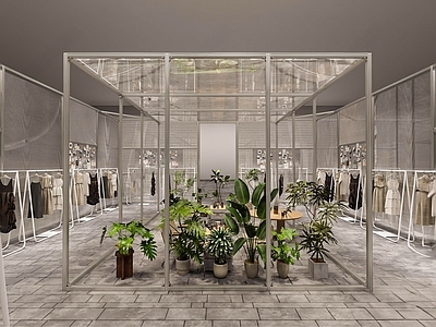 工业服装店 男装店 女装店 服装店 服装展厅 铝型材