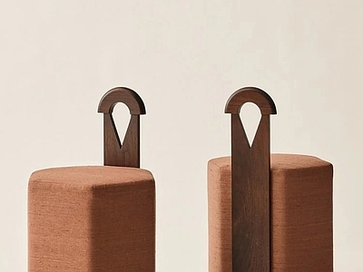 现代休息区 极简中古休闲椅